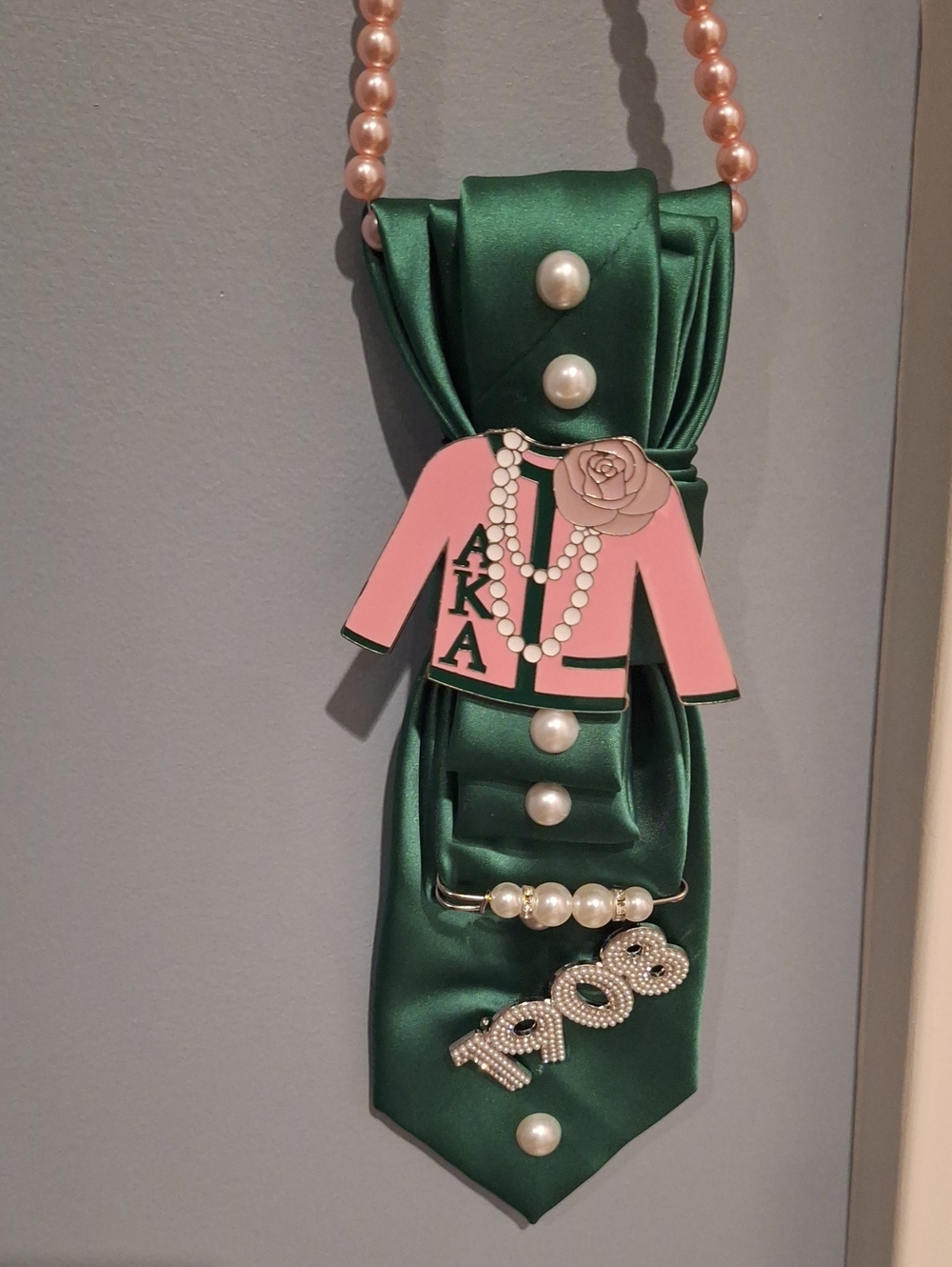 Puccini Upcycled Necktie Necklace